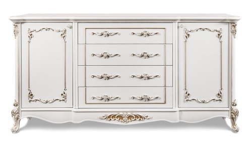 Комод Флоренция белый глянец фото 6