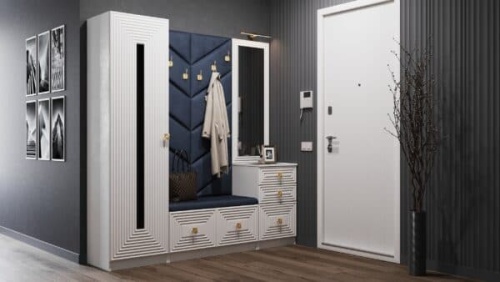 Прихожая “Алия” сатин золото