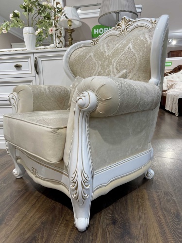 Кресло Натали белый глянец фото 8