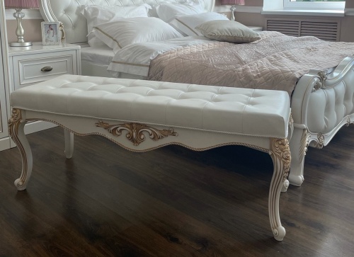 Банкетка Натали белый глянец фото 6