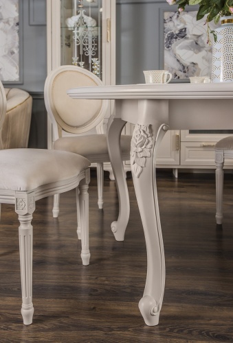 Стол Мокко круглый бежевый фото 6