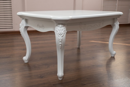 Столик прямоугольный Мишель белый матовый фото 3