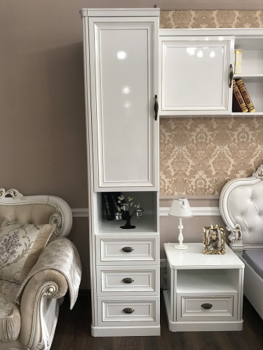 Спальня детская Натали белый глянец фото 18