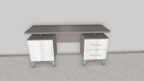 Туалетный столик Гравита белый глянец фото 2