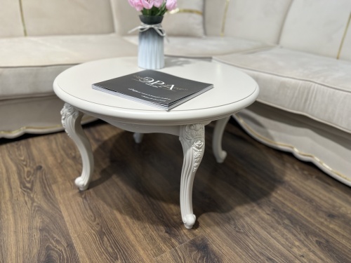 Столик круглый Мокко бежевый фото 15