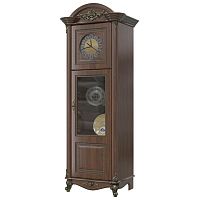 Шкаф с часами Да Винчи (орех)