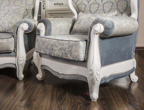 Кресло Мишель белый матовый фото 6