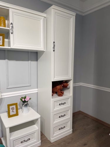 Спальня детская Мишель белый матовый фото 18