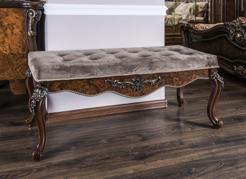 Банкетка Джоконда корень дуба глянец фото 3