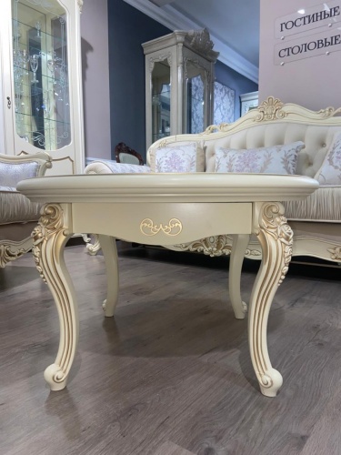 Столик круглый Мона Лиза крем фото 4