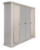 шкаф Лали 4-створчатый с зеркалом бежевый