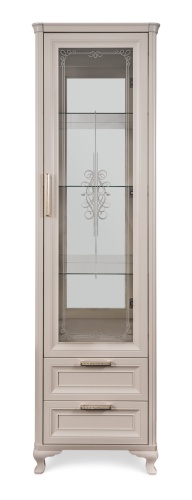 Витрина Мокко 1-ств бежевый фото 2