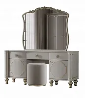 Туалетный стол с зеркалом и пуфом "Мария"