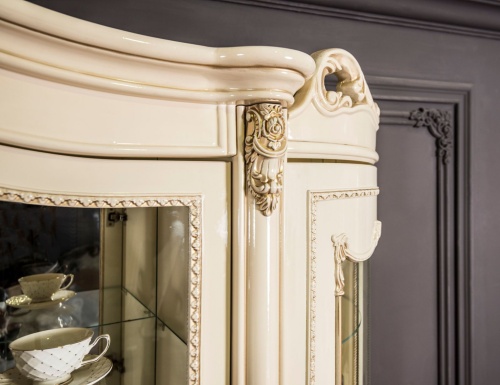 Сервант Джоконда 5-ств крем глянец фото 4