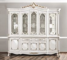 Сервант Флоренция белый глянец