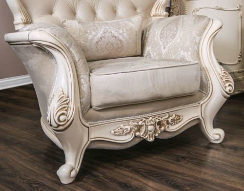 Кресло Джоконда крем глянец фото 3