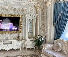 Шкаф 1-дверный (левый-правый) Барокко Люкс (слоновая кость)