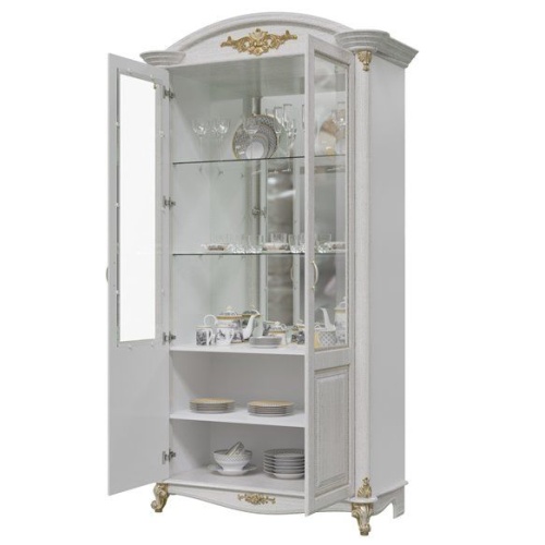 Шкаф 2-х дверный Да Винчи (белый) фото 2