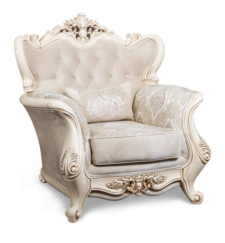 Кресло Джоконда крем глянец фото 2