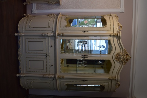 Сервант Джоконда 5-ств крем глянец фото 6