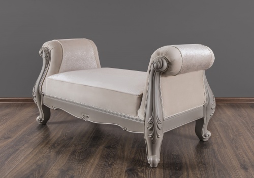 Оттоманка Мокко с двумя подлокотниками серый камень фото 7