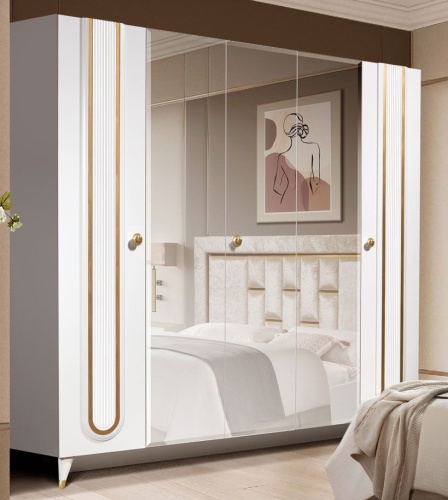 Спальня Монреаль 5 белая фото 4