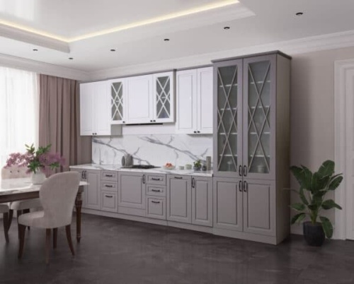 Кухонная мебель «Виктория» седая ночь