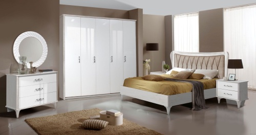 Спальня Опера белая/сосна рандерс фото 2