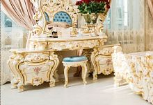 Пуф Барокко Люкс (слоновая кость)