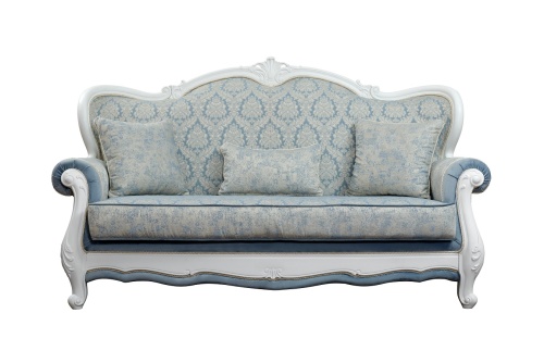 Диван Мишель 3х местный белый матовый фото 2