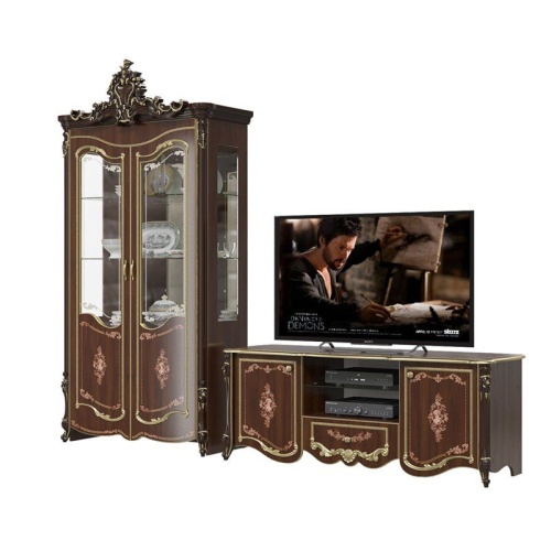 Шкаф 2-дверный Шейх (орех) фото 2