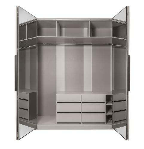 Спальня Стелла 4-ств светло серый камень фото 12