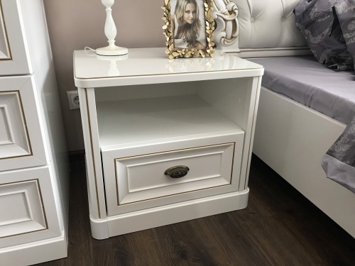 Спальня детская Натали белый глянец фото 15