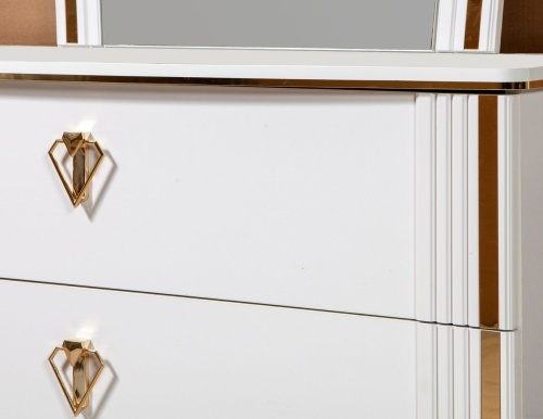 Спальня Ишим-5К белая фото 7