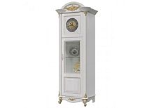Шкаф с часами Да Винчи (белый)
