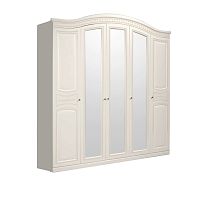 Шкаф 5-ти дверный Венера (белый жемчуг)