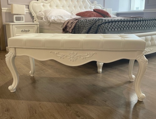 Банкетка Мишель белый матовый фото 6