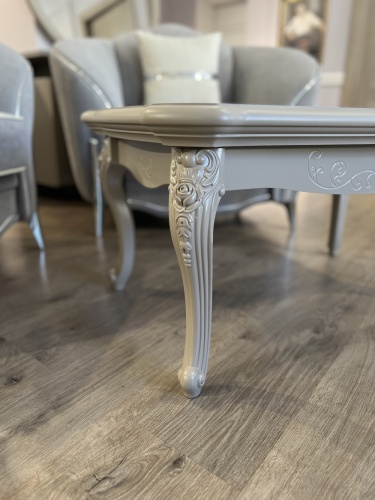 Столик прямоугольный Мокко серый камень фото 4