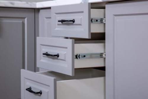 Кухонная мебель «Виктория» угловая седая ночь фото 3