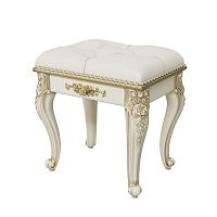 Пуф Дольче Вита СДВ-07 (слоновая кость с золотом)