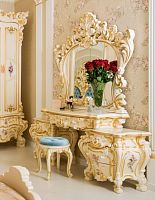 Стол туалетный Барокко Люкс (слоновая кость)