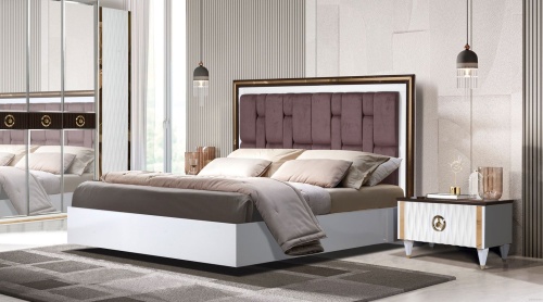 Спальня Монро белая фото 2