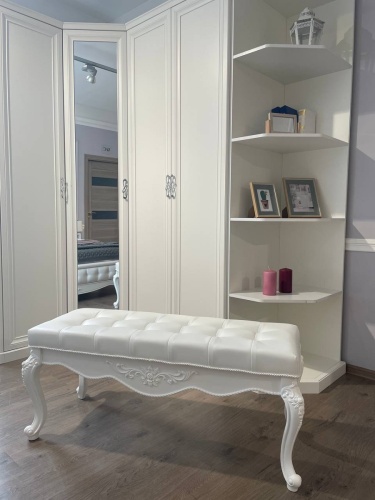 Банкетка Мишель белый матовый фото 5