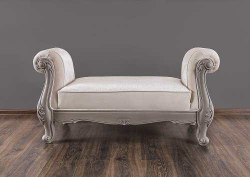 Оттоманка Мокко с двумя подлокотниками серый камень фото 6