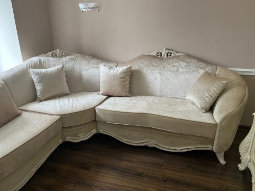 Диван Мокко угловой 3-у-1 бежевый фото 3