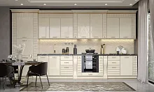 Набор кухонный "Киара" прямая 4,40 Правая (Кухня 3,50пр+ПД900)