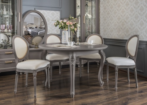 Столовая Мокко серый камень фото 2