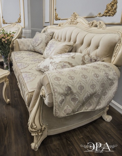 Диван Мона Лиза 3х местный крем фото 4