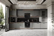 Кухонный гарнитур "Тулия" прямая 4,20 (2,70+ПД750+ПС750)