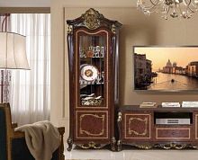 Витрина 1-дверная (правая/левая) Джоконда (орех глянец)